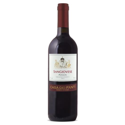 Vinho Italiano Tinto Seco Casa Dei Fanti Winemaker's Collection Sangiovese Puglia Garrafa 750ml - Imagem em destaque