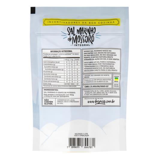 Sal Marinho Fino Integral de Mossoró BR Spices Salt Selection Pouch 500g - Imagem em destaque