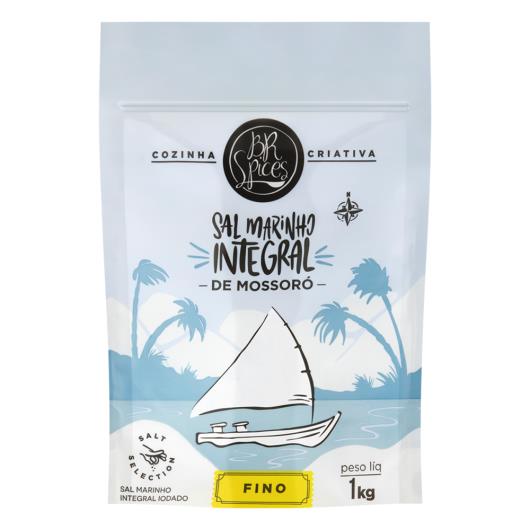 Sal Marinho Fino Integral BR Spices Salt Selection Pouch 1kg - Imagem em destaque