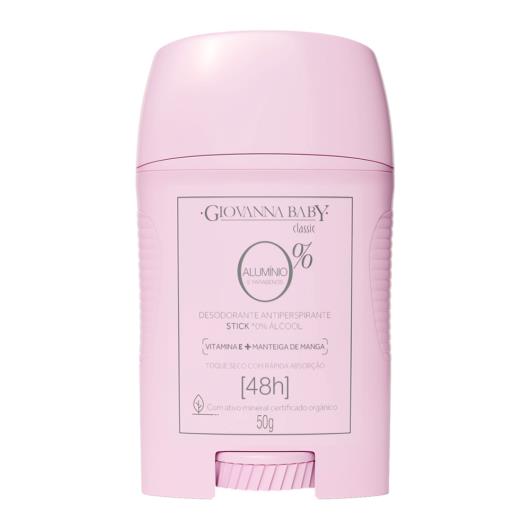 Desodorante Stick Antiperspirante Classic Giovanna Baby 50g - Imagem em destaque