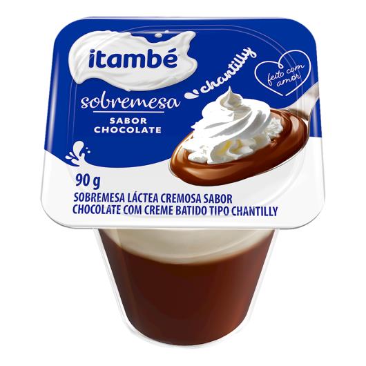 Sobremesa Láctea com Chantilly Chocolate Itambé Pote 90g - Imagem em destaque