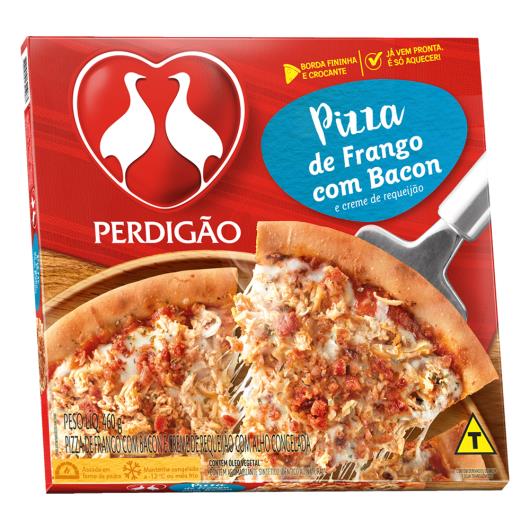 Pizza Frango com Bacon e Creme de Requeijão Perdigão Caixa 460g - Imagem em destaque