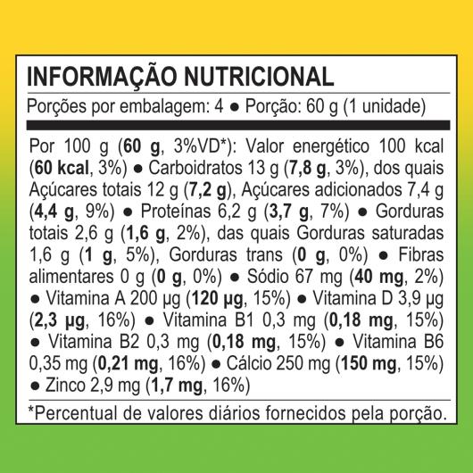 Petit Suisse Banana e Maçã Ninho Petit Maxi Forti+ Bandeja 240g 4 Unidades - Imagem em destaque