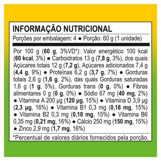 Petit Suisse Banana e Maçã Ninho Petit Maxi Forti+ Bandeja 240g 4 Unidades - Imagem em destaque