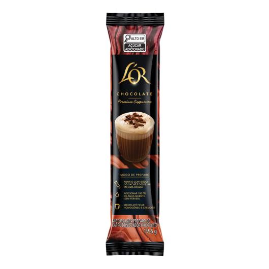 Cappuccino Solúvel Chocolate L'or Premium Caixa 156,8g 8 Unidades - Imagem em destaque