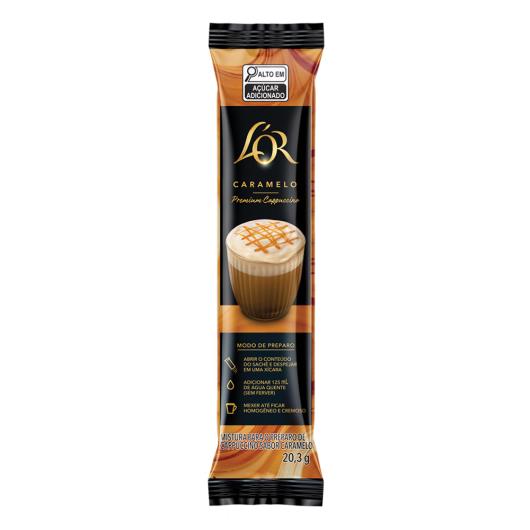 Cappuccino Solúvel Caramelo L'or Premium Sachê 20,3g - Imagem em destaque