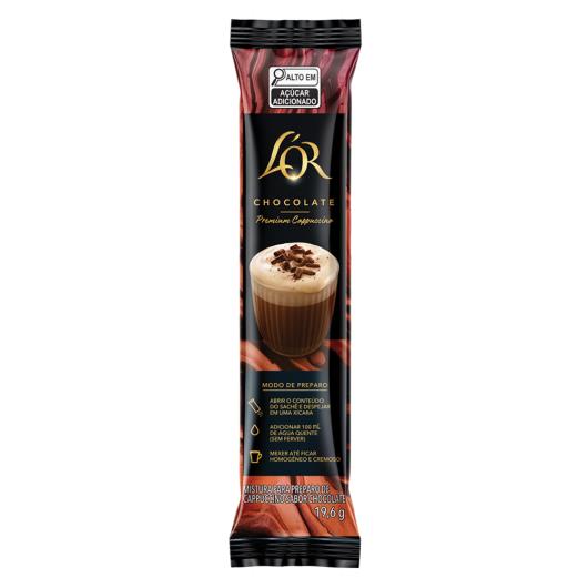 Cappuccino Solúvel Chocolate L'or Premium Sachê 19,6g - Imagem em destaque