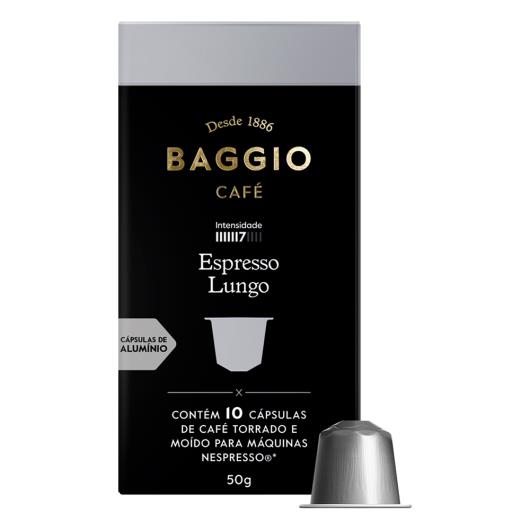 Café em Cápsula Torrado e Moído Lungo Espresso Baggio Caixa 50g 10 Unidades - Imagem em destaque