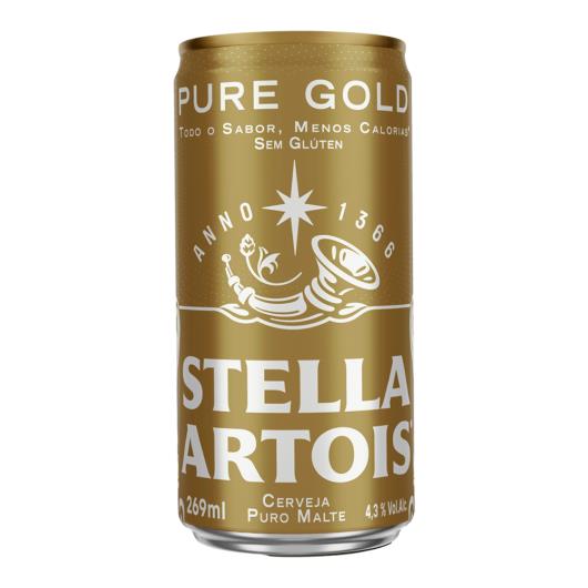 Cerveja Stella Artois Pure Gold Sem Glúten 269ml Lata - Imagem em destaque