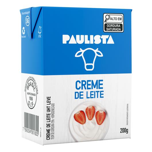 Creme de Leite Paulista 200g - Imagem em destaque