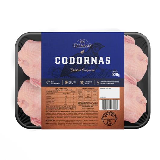 Codornas Villa Germania Congeladas 820g - Imagem em destaque