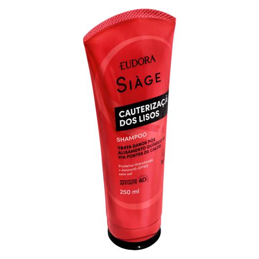 Shampoo Eudora Siàge Cauterização dos Lisos Bisnaga 250ml - Imagem em destaque