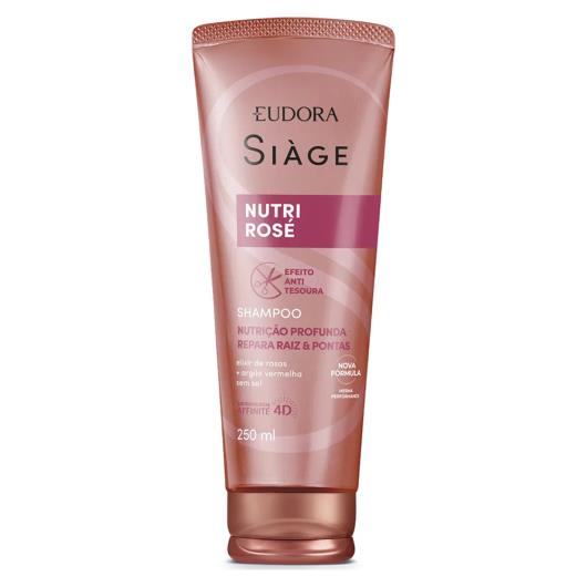 Shampoo Eudora Siàge Nutri Rosé Bisnaga 250ml - Imagem em destaque