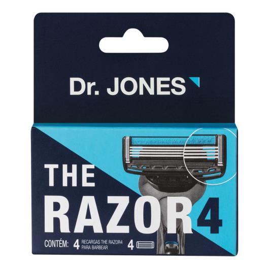 Carga de Aparelho para Barbear Dr. Jones The Razor4 4 Unidades - Imagem em destaque