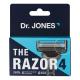 Carga de Aparelho para Barbear Dr. Jones The Razor4 4 Unidades - Imagem 7891033570331.png em miniatúra