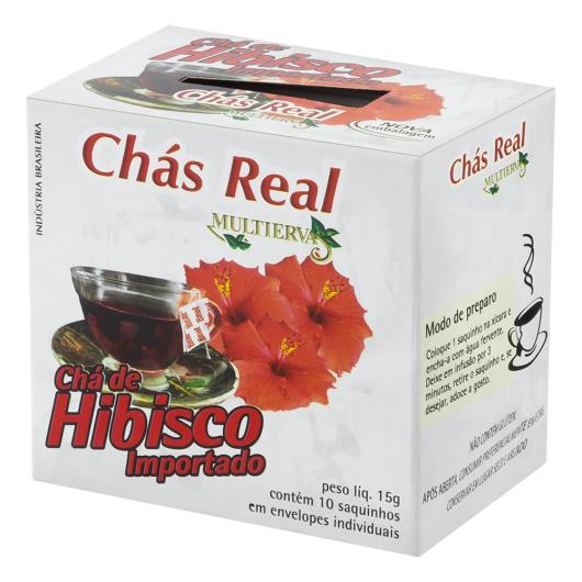 Chá Hibisco Chás Real Caixa 15g 10 Unidades - Imagem em destaque