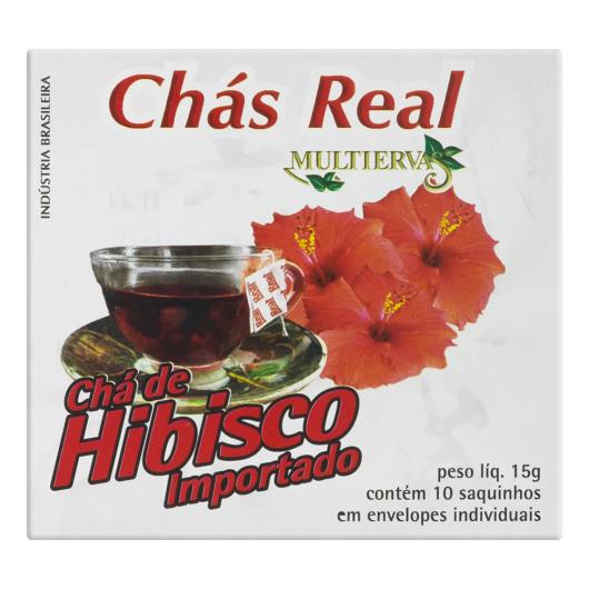 Chá Hibisco Chás Real Caixa 15g 10 Unidades - Imagem em destaque