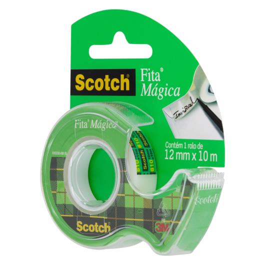 Fita Mágica com Dispensador Scotch 12mm x 10m - Imagem em destaque