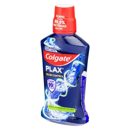 Enxaguante Bucal Zero Álcool Colgate Plax Odor Control Frasco 500ml - Imagem em destaque