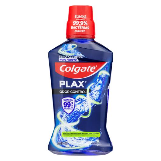 Enxaguante Bucal Zero Álcool Colgate Plax Odor Control Frasco 500ml - Imagem em destaque