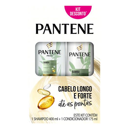 Kit Shampoo 400ml + Condicionador 175ml Pantene Bambu Nutre & Cresce - Imagem em destaque