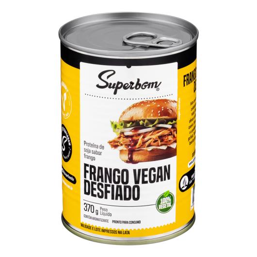 Frango Vegan Desfiado Superbom Lata 370g - Imagem em destaque