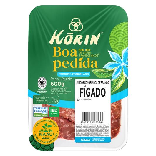 Fígado de Frango Congelado Korin Boa Pedida 600g - Imagem em destaque