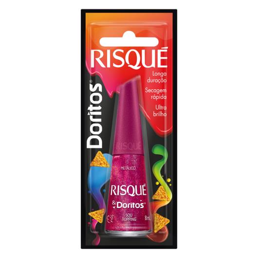 Esmalte Metálico Sou Topping Risqué & Doritos Blister 8ml - Imagem em destaque