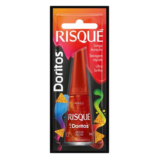 Esmalte Metálico Mucho Nacho Risqué & Doritos Blister 8ml - Imagem em destaque