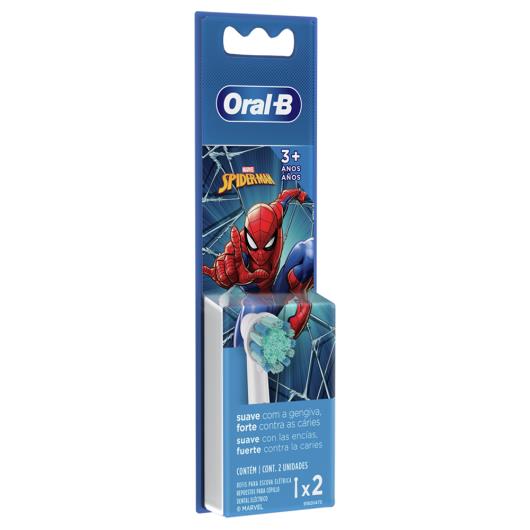 Escova Dental Elétrica Spider-Man Oral-B Refil 2 Unidades - Imagem em destaque