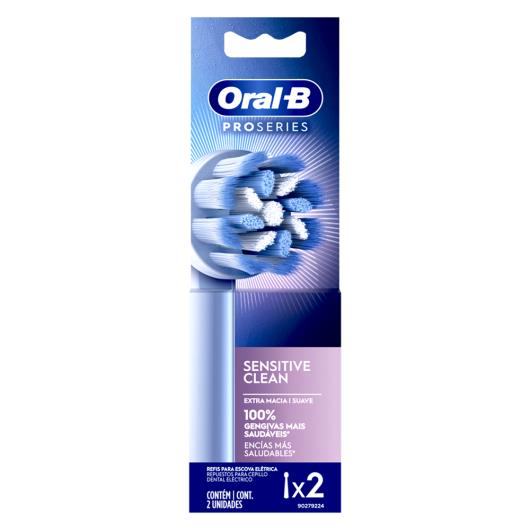 Escova Dental Elétrica Pro Series Oral-B Sensitive Clean Refil 2 Unidades - Imagem em destaque