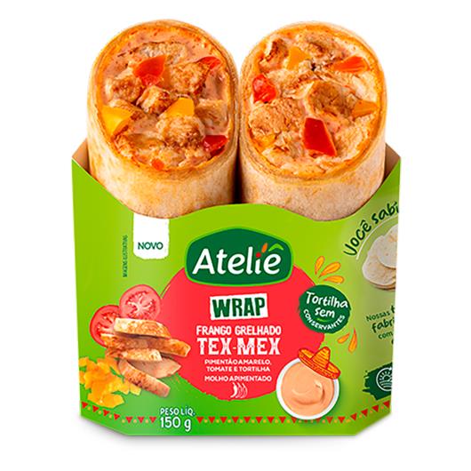 Wrap Tex Mex Frango Grelhado Ateliê 150g - Imagem em destaque