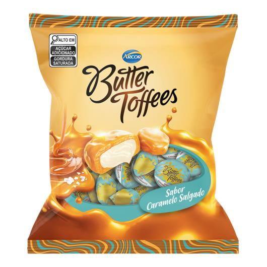 Bala Butter Toffees Caramelo Salgado Pacote 100g - Imagem em destaque