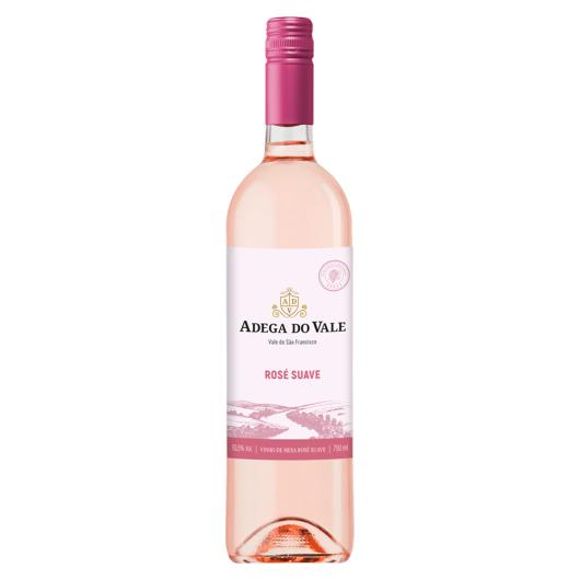 Vinho de Mesa Rosé Suave Adega do Vale 750ml - Imagem em destaque