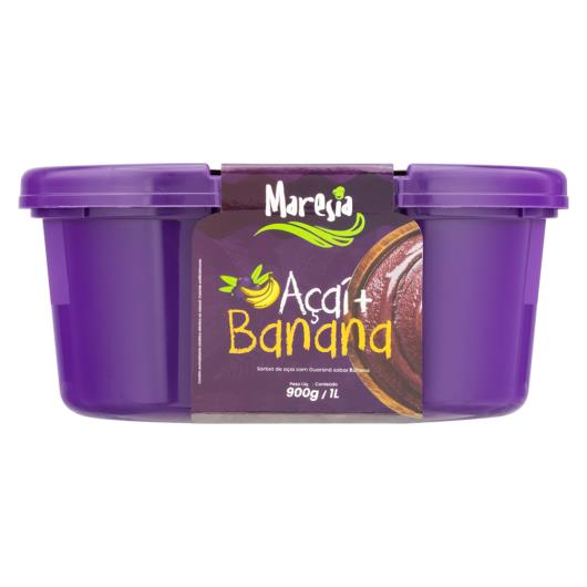 Sorbet Açaí com Guaraná e Banana Maresia Pote 1l - Imagem em destaque