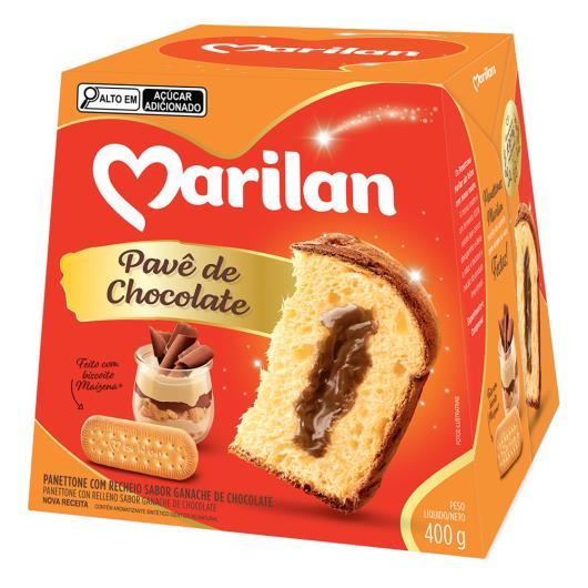 Panettone Pavê de Chocolate Marilan Caixa 400g - Imagem em destaque