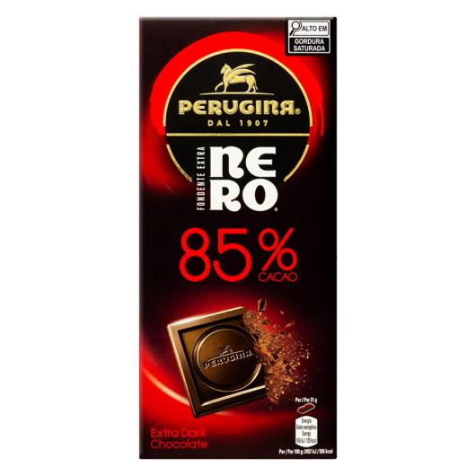 Chocolate Italiano Amargo 85% Cacau Extra Dark Perugina Nero Caixa 85g - Imagem em destaque