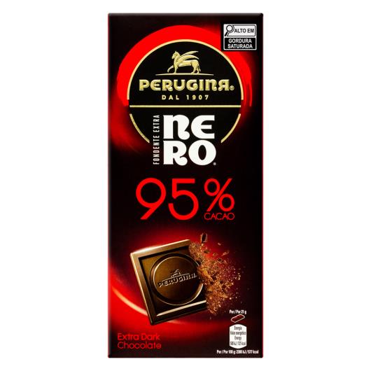 Chocolate Italiano Amargo 95% Cacau Extra Dark Perugina Nero Caixa 85g - Imagem em destaque