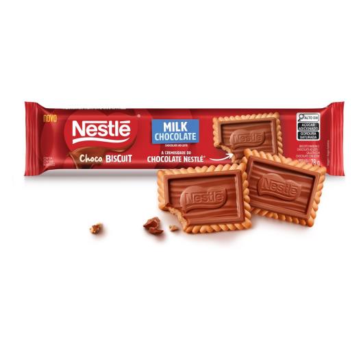 Biscoito com Chocolate Chocobiscuit NESTLÉ Ao Leite 78g - Imagem em destaque