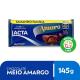 Chocolate Meio Amargo 40% Cacau Lacta Amaro Pacote 145g Tamanho Família - Imagem 7622210534774.jpg em miniatúra