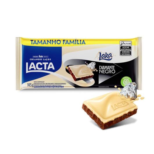 Chocolate Lacta Laka Diamante Negro Pacote 145g Tamanho Família - Imagem em destaque