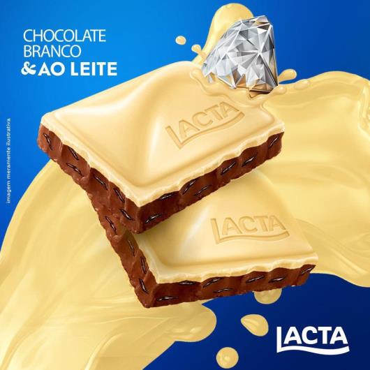 Chocolate Lacta Laka Diamante Negro Pacote 145g Tamanho Família - Imagem em destaque