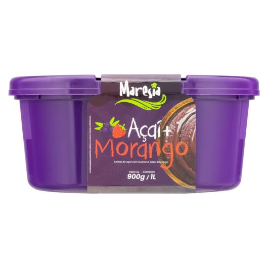 Sorbet Açaí com Guaraná e Morango Maresia Pote 1l - Imagem em destaque