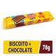 Biscoito com Chocolate Chocobiscuit GAROTO ao Leite 78g - Imagem 7891000402931.jpg em miniatúra