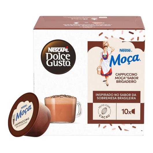 Cappuccino Nescafé Dolce Gusto MOÇA BRIGADEIRO 10 Cápsulas 170g - Imagem em destaque