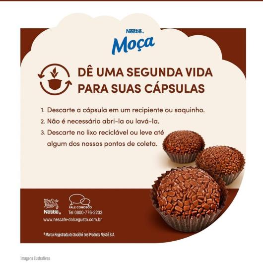 Cappuccino Nescafé Dolce Gusto MOÇA BRIGADEIRO 10 Cápsulas 170g - Imagem em destaque