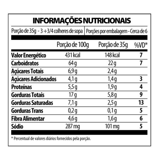 Farofa de Mandioca com Pedaços de Banana Crocante Yoki Caseiríssima Pacote 200g - Imagem em destaque