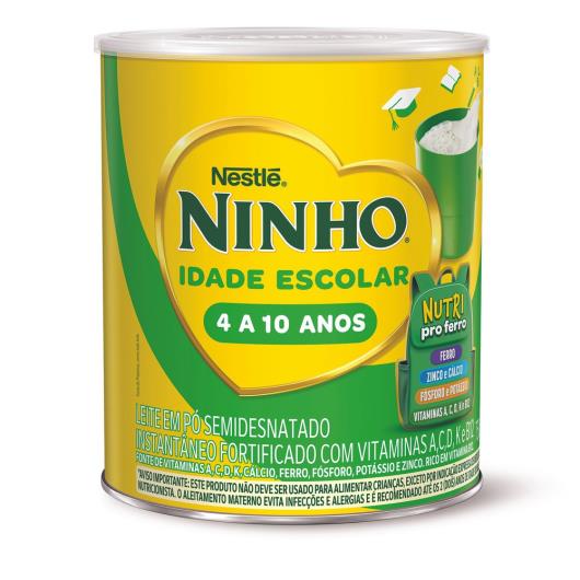 Leite Pó Semidesnatado Ninho Idade Escolar 4 a 10 Anos Lata 750g - Imagem em destaque