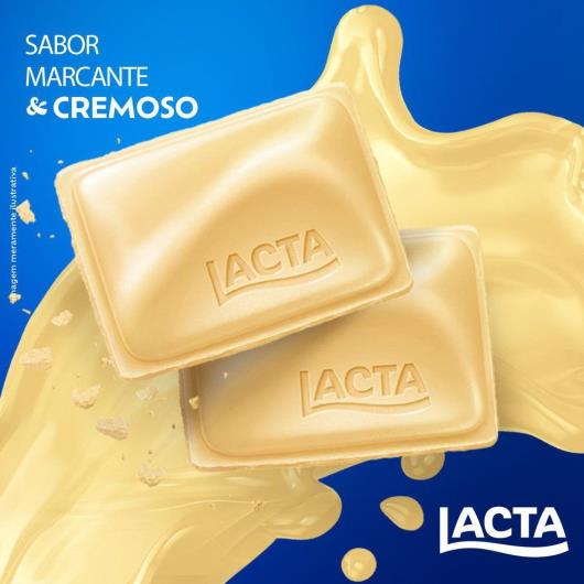 Chocolate Branco Lacta Laka Pacote 145g Tamanho Família - Imagem em destaque