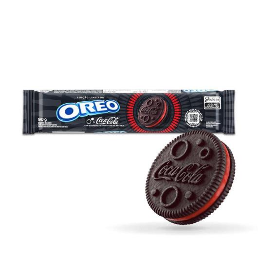 Biscoito Recheado Oreo sabor Coca-Cola 90g - Edição Limitada - Imagem em destaque